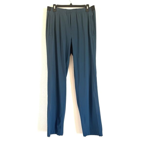 Lululemon Men’s Performance Pant Blue Black Drawstring Waist & Hem *Flaw - Picture 1 of 15